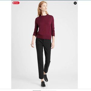 NWT Banana Republic 'Ryan' black pants, Womens 16 LONG